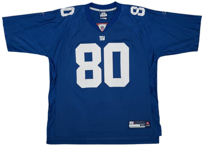 2007 New York Giants Shockey #80 Reebok On Field Home Jersey - 5/10 - (XL)