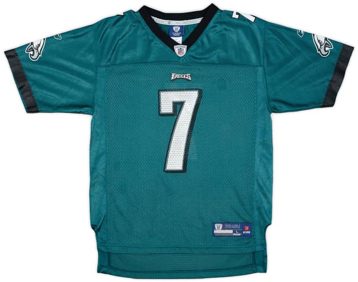2009-11 Philadelphia Eagles Vick #7 Reebok On Field Home Jersey - 9/10 - (L.Boys)