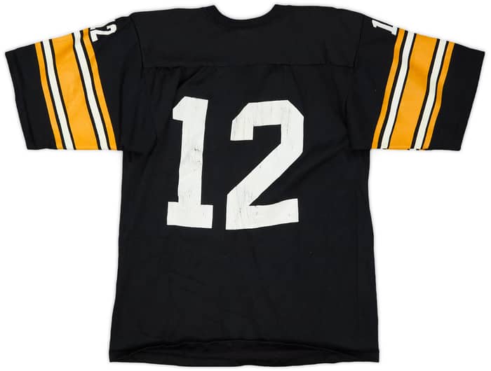 1980-83 Pittsburgh Steelers Bradshaw #12 Rawlings Home Jersey - 6/10 - (S)