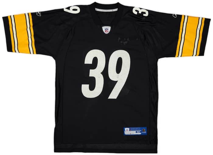 2005-06 Pittsburgh Steelers Parker #39 Reebok On Field Home Jersey - 5/10 - (M)