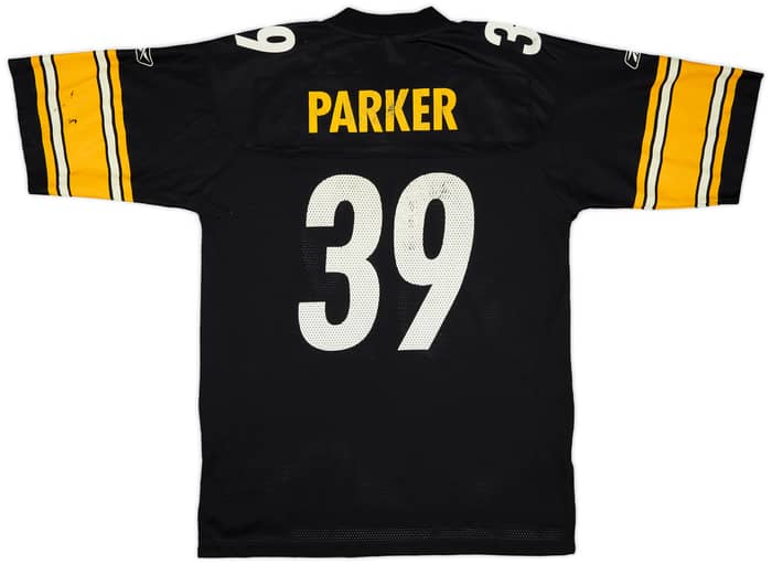 2005-06 Pittsburgh Steelers Parker #39 Reebok On Field Home Jersey - 5/10 - (M)