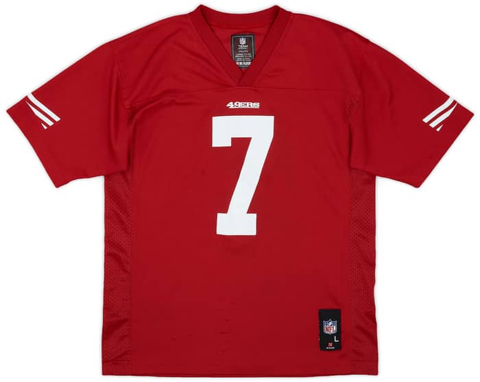 2012-16 San Francisco 49ers Kaepernick #7 NFL Replica Home Jersey - 6/10 - (L.Boys)