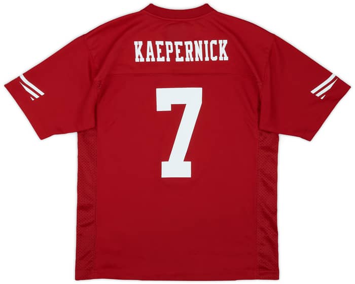 2012-16 San Francisco 49ers Kaepernick #7 NFL Replica Home Jersey - 6/10 - (L.Boys)
