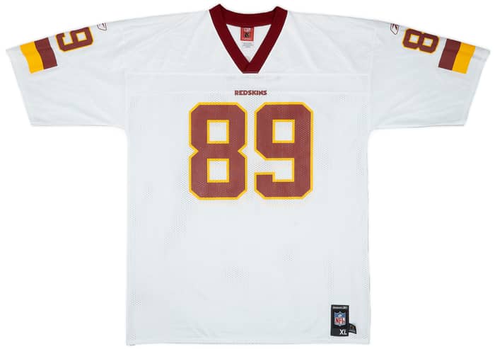 2005-06 Washington Redskins Moss #89 Reebok Replica Away Jersey - 7/10 - (XL)
