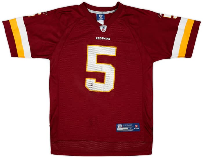 2010 Washington Redskins McNabb #5 Reebok On Field Home Jersey - 6/10 - (L.Boys)