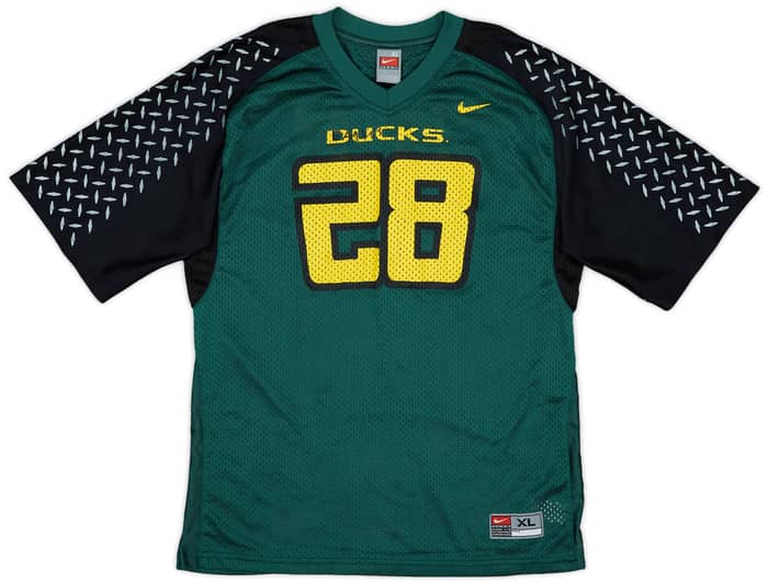 2006-07 Oregon Ducks Stewart #28 Nike Home Jersey - 7/10 - (XL.Boys)