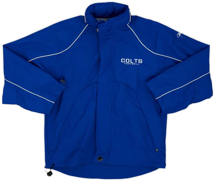 2002-04 Indianapolis Colts Reebok Rain Coat - 9/10 - (L.Boys)
