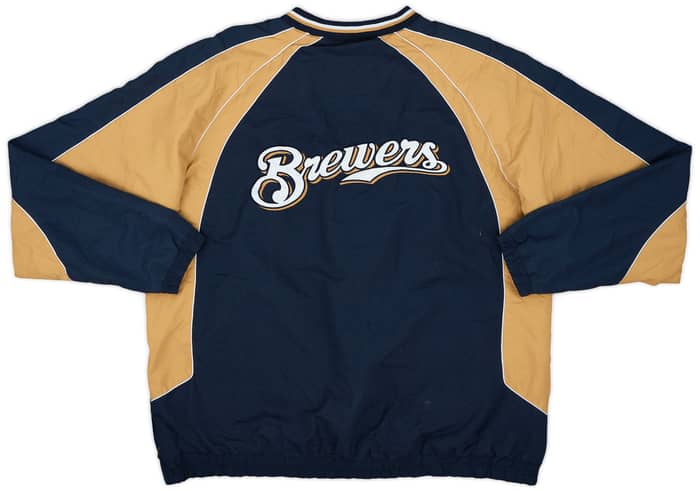 2000s Milwaukee Brewers MLB Pullover Windbreaker Jacket - 9/10 - (XL)