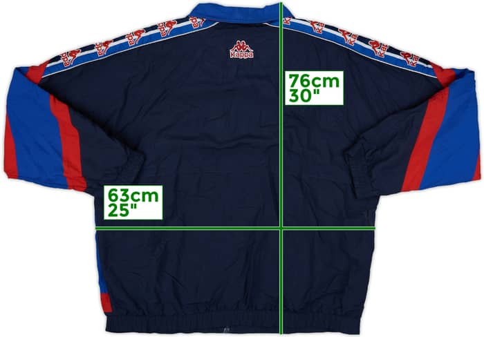 1995-97 Barcelona Kappa Track Jacket - 9/10 - (XL)