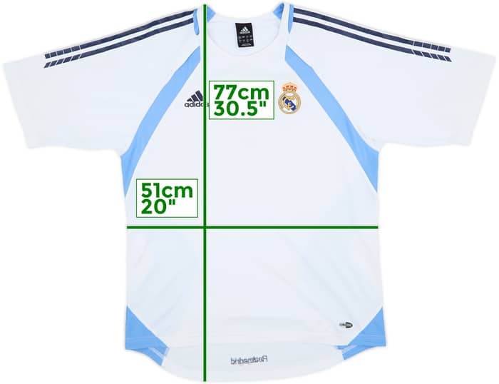 2004-05 Real Madrid adidas Training Shirt - 9/10 - (L)