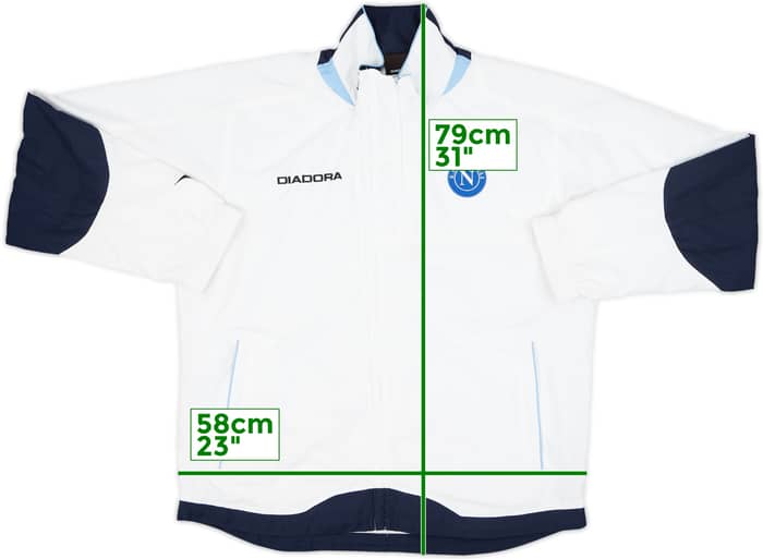 2002-03 Napoli Diadora Track Jacket - 6/10 - (L)