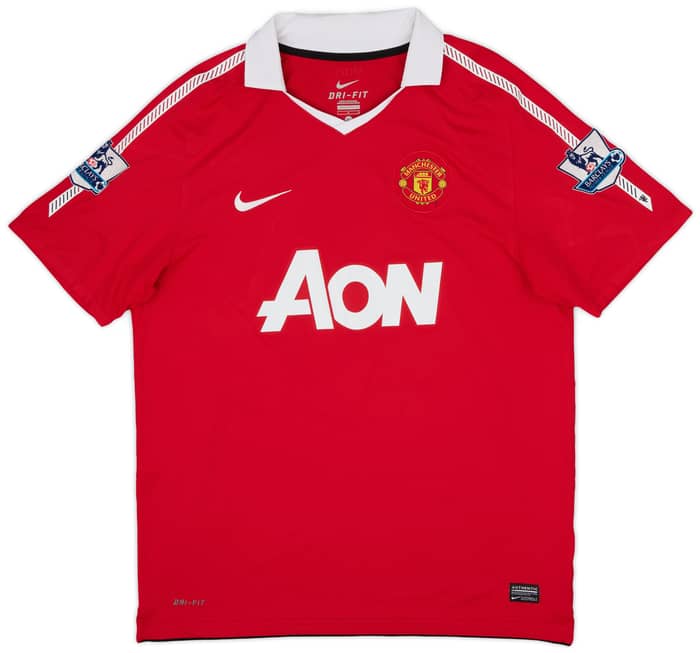 2010-11 Manchester United Home Shirt Rooney #10 - 7/10 - (L)