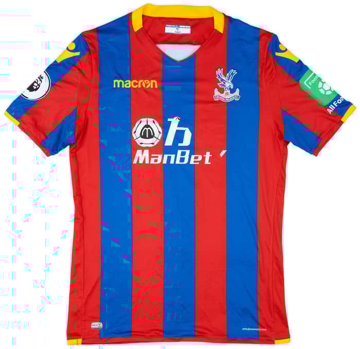2017-18 Crystal Palace Match Issue Home Shirt Loftus-Cheek #8