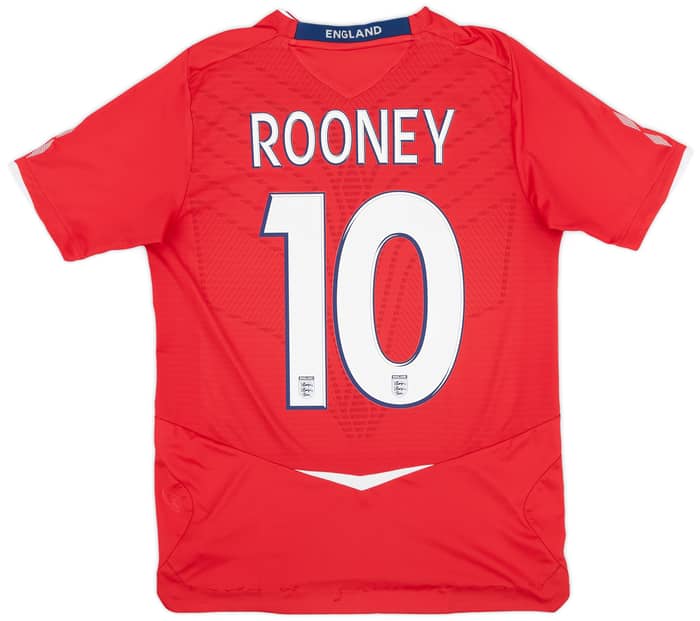 2008-10 England Away Shirt Rooney #10 - 7/10 - (S)