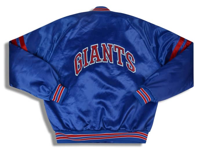 1990s New York Giants Chalk Line Varsity Jacket L