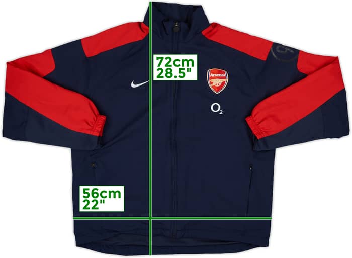 2004-05 Arsenal Nike Track Jacket - 9/10 - (M)