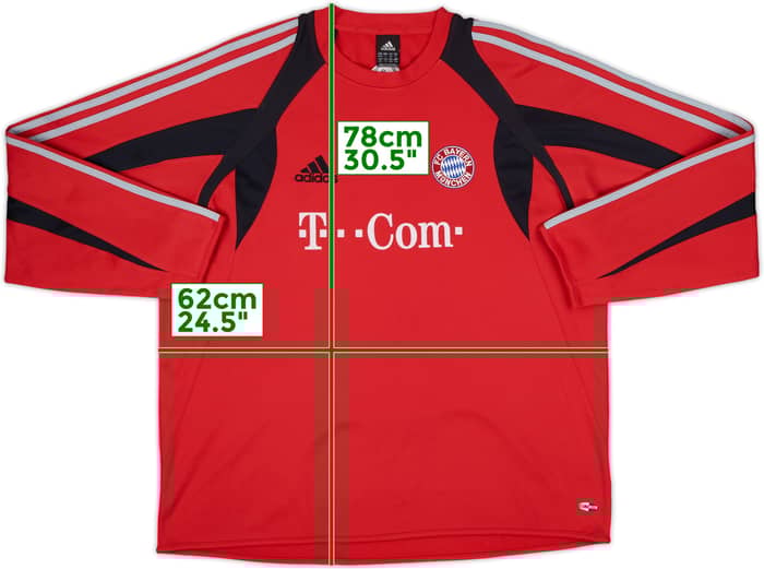 2004-05 Bayern Munich adidas Sweat Top - 7/10 - (L/XL)