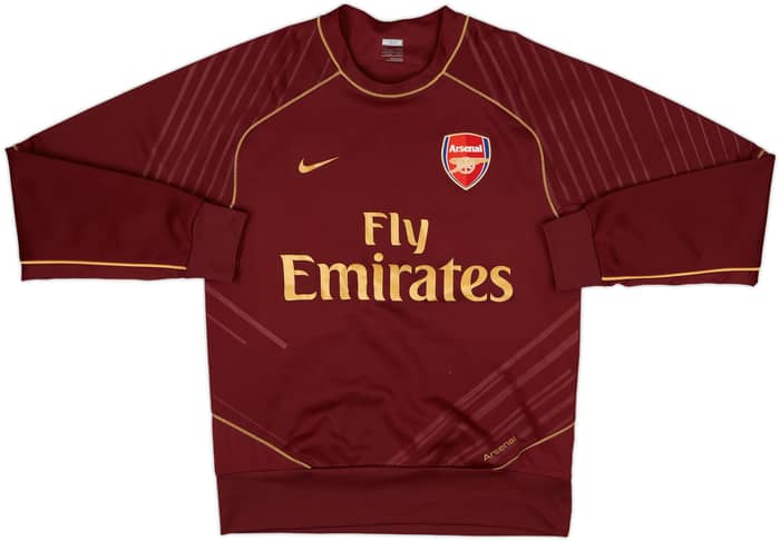 2007-08 Arsenal Nike Sweat Top - 7/10 - (S)