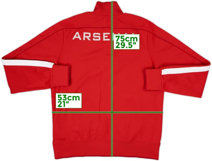 2011-12 Arsenal Nike Track Jacket - 7/10 - (L)