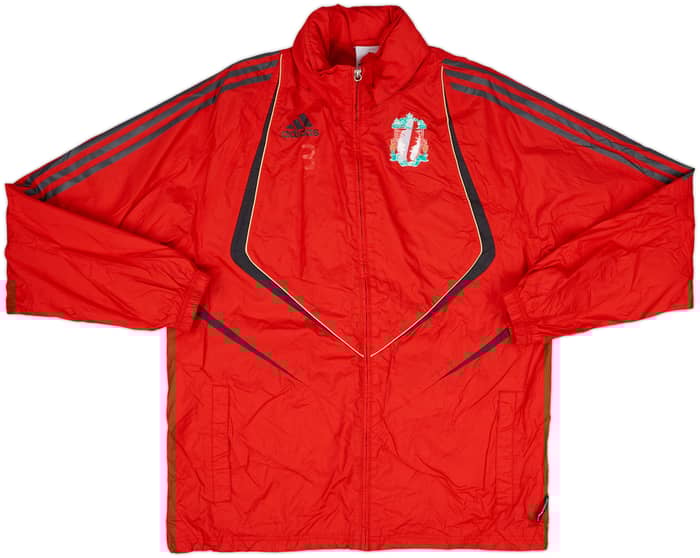 2009-10 Liverpool Player Issue adidas Hooded Rain Jacket #3 - 4/10 - (M)