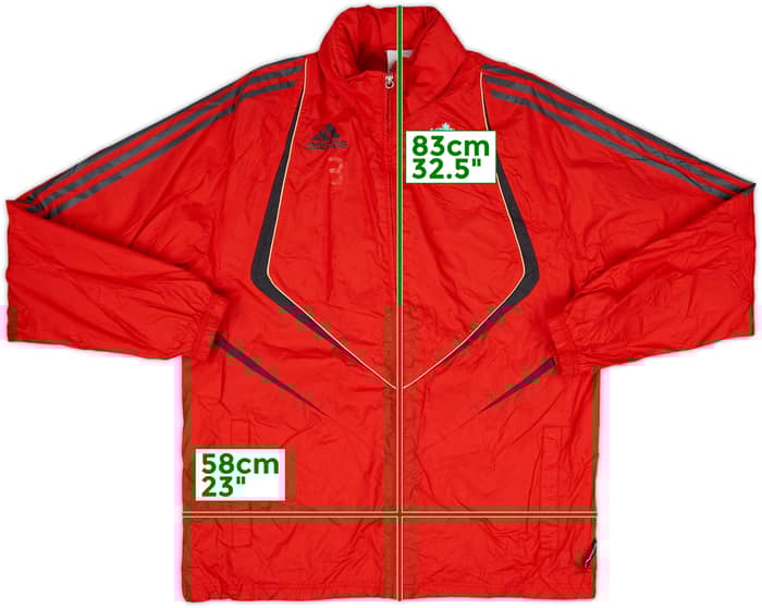2009-10 Liverpool Player Issue adidas Hooded Rain Jacket #3 - 4/10 - (M)