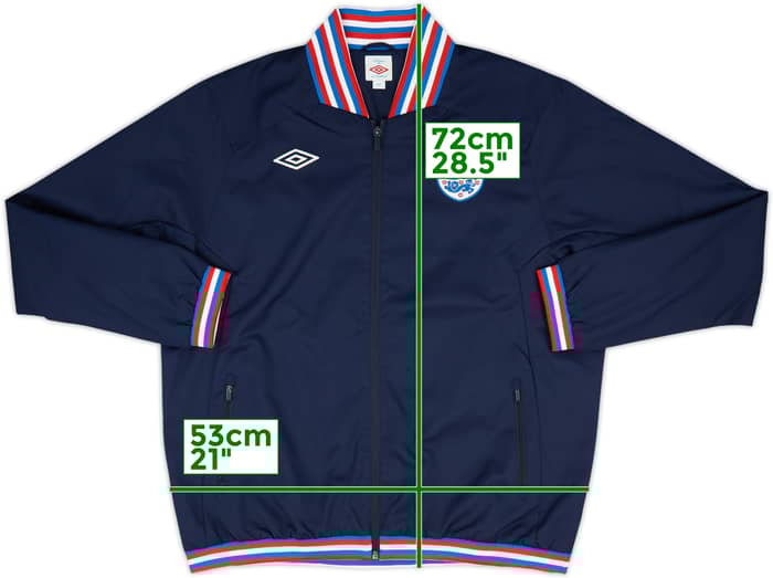 2012-13 England Umbro Track Jacket - 9/10 - (XXL)