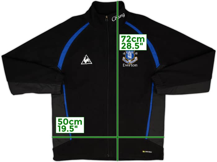 2009-10 Everton Le Coq Sportif Fleece Track Jacket - 8/10 - (L)