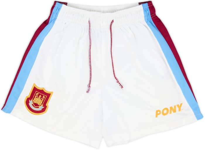 1997-98 West Ham Home Shorts - 8/10 - (L.Boys)