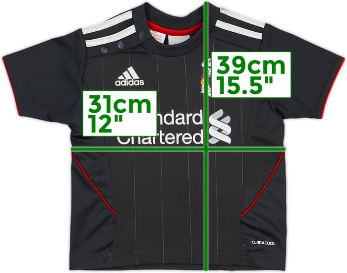 2011-12 Liverpool Away Shirt - 7/10 - (9-12 Months)