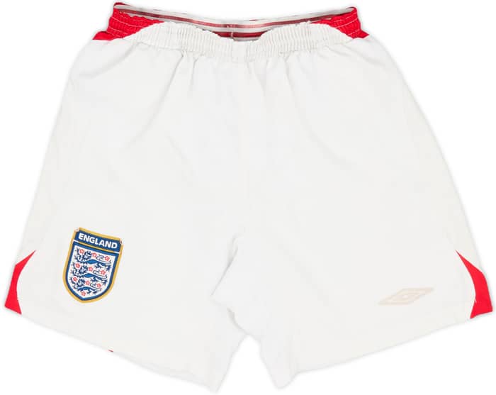 2006-08 England Away Shorts - 5/10 - (S)