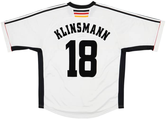 1998-00 Germany Home Shirt Klinsmann #18 - 8/10 - (XL)