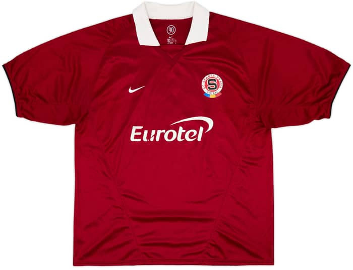 2003-04 Sparta Prague Home Shirt Poborsky #8 - 7/10 - (XL)