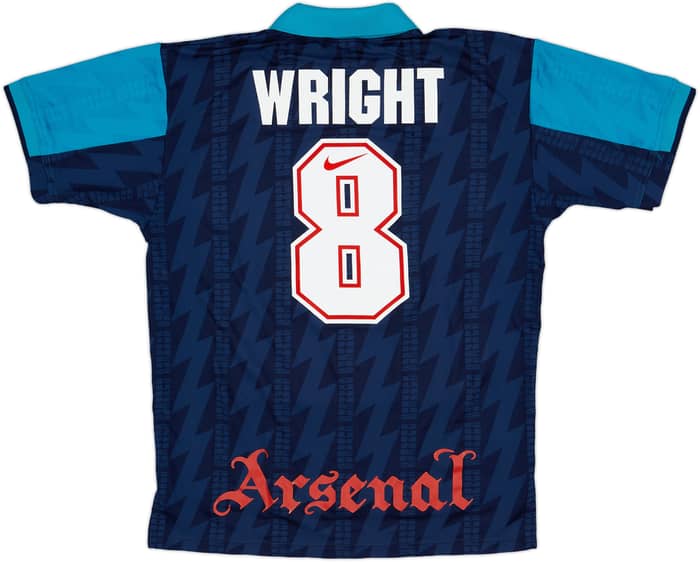1994-95 Arsenal Away Shirt Wright #8 - 5/10 - (L)