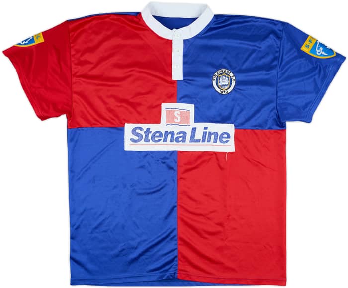 1996-97 Stranraer Match Issue Home Shirt #14