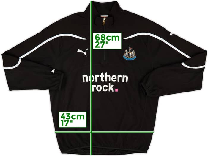 2010-11 Newcastle Puma 1/4 Zip Fleece Top - 8/10 - (L)