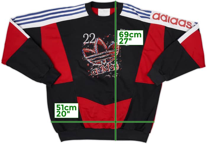 1990s Anderlecht Player Issue adidas Sweat Top #22 - 6/10 - (M)