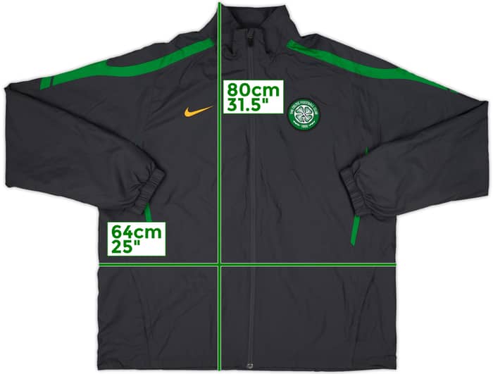 2010-11 Celtic Nike Track Jacket - 10/10 - (XL)