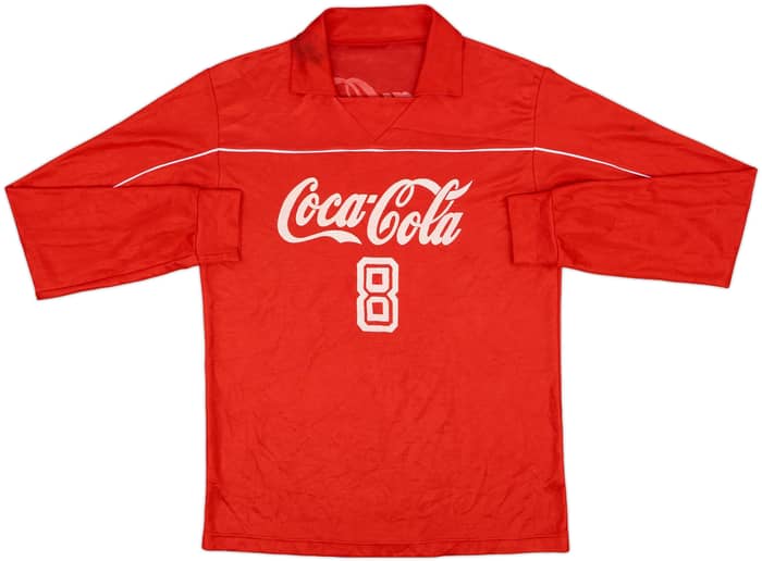 1980s Coca-Cola Training L/S Shirt #8 - 6/10 - (S)
