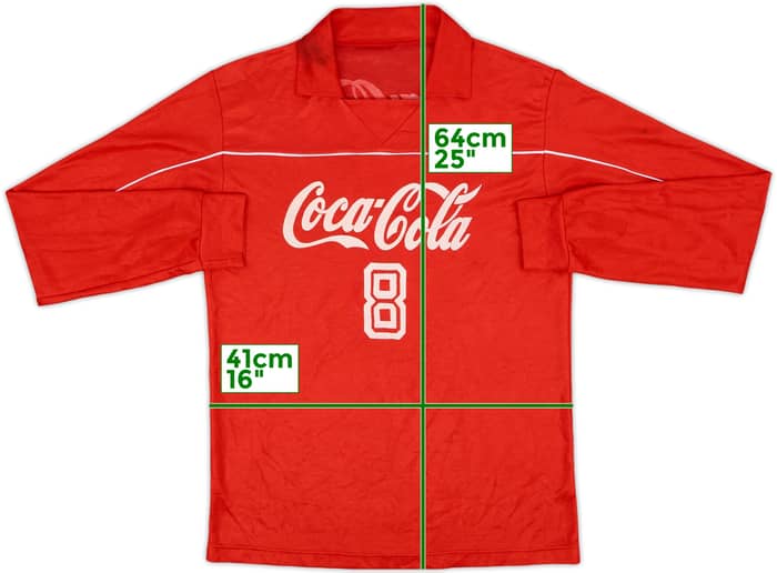 1980s Coca-Cola Training L/S Shirt #8 - 6/10 - (S)