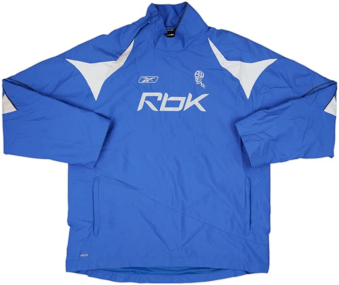2007-08 Bolton Reebok 1/4 Zip Rain Jacket - 9/10 - (M)