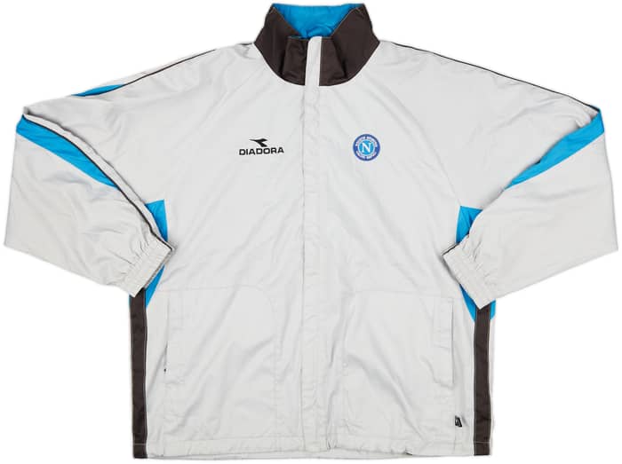 2002-03 Napoli Diadora Track Jacket - 9/10 - (M)