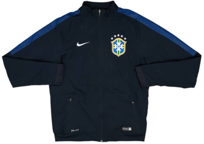 2014-15 Brazil Nike Track Jacket - 8/10 - (S)