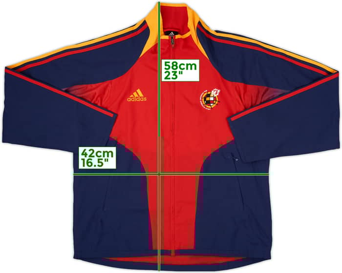 2004-05 Spain adidas Track Jacket - 9/10 - (L)