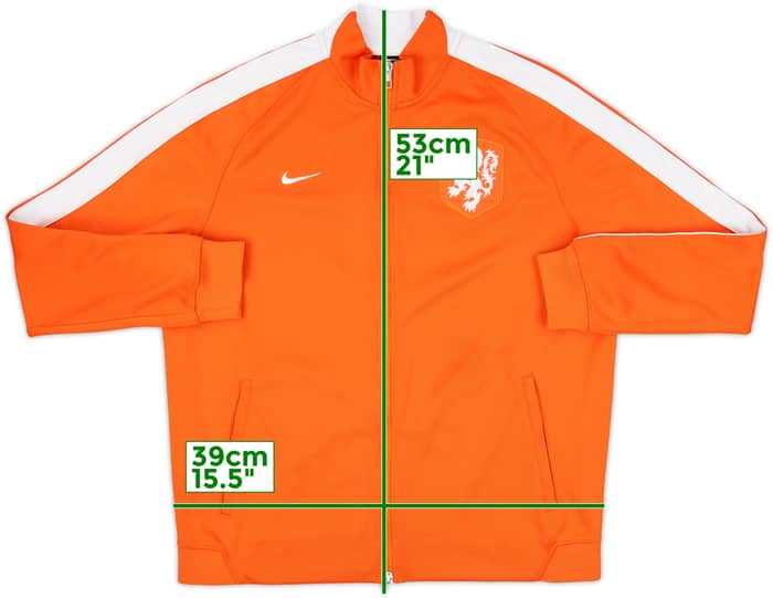 2014-15 Netherlands Nike Track Jacket - 8/10 - (XL)