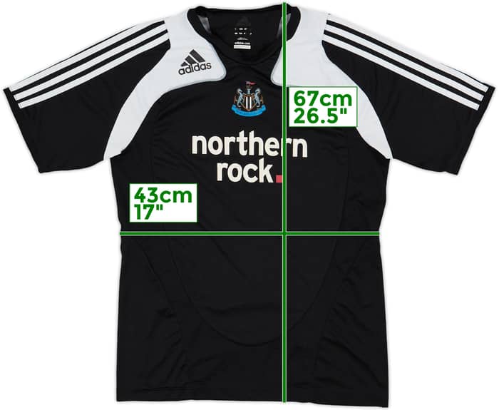 2008-09 Newcastle adidas Training Shirt - 8/10 - (XL.Boys)