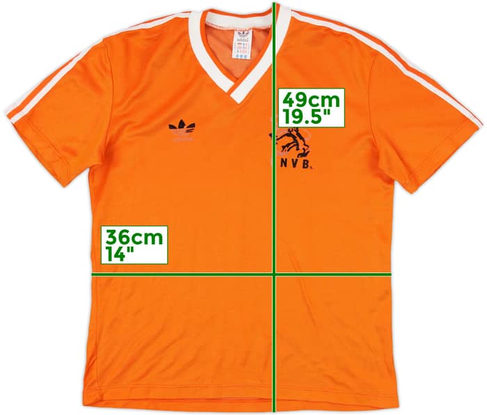 1985-88 Netherlands Home Shirt - 5/10 - (M/L)