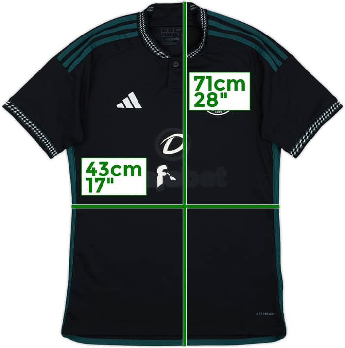 2023-24 Celtic Away Shirt - 4/10 - (S)