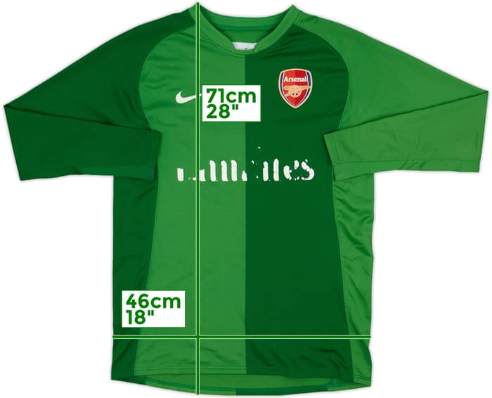 2006-07 Arsenal GK Shirt - 4/10 - (XL.Boys)
