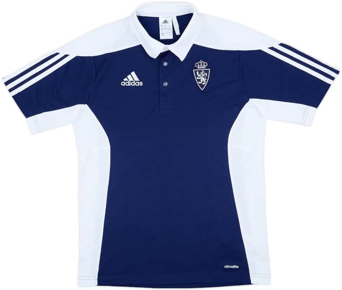 2016-17 Real Zaragoza adidas Polo Shirt - 9/10 - (S)