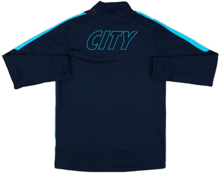 2015-16 Manchester City Nike Player Issue 1/4 Zip Drill Top #21 - 7/10 - (M)